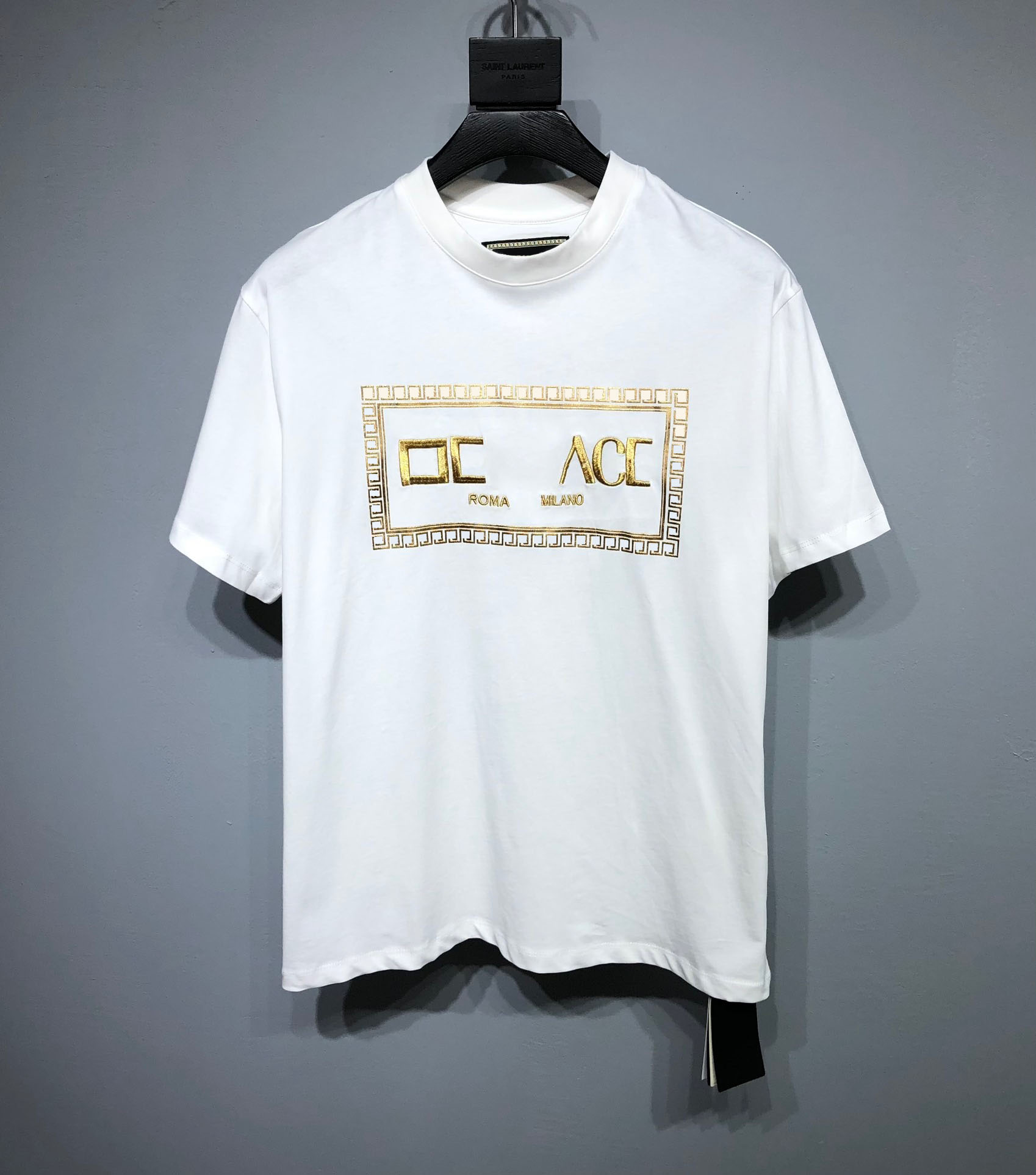 2022 Men's and women's T-shirt splicing printing short sleeve early spring double strand fine cotton fabric digital printing process ehtfyd76gE, White 
2022 Men's and women's T-shirt splicing printing short sleeve early spring double strand fine cotton fabric digital printing process ehtfyd76gE, White