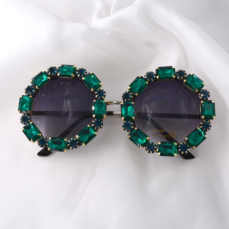 Sunglasses Fashion Women Girls Retro Luxury Gems Round Crystal Summer Beach GlassesSunglasses
Sunglasses Fashion Women Girls Retro Luxury Gems Round Crystal Summer Beach GlassesSunglasses