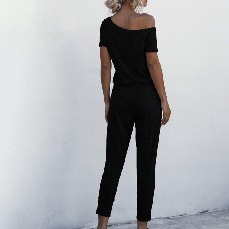 Summer Women Elegant Short Sleeve Pants Sets Female Casual Outfits Jogger Two Piece Set Korean Sports Suit Solid Color Cotton Tr D220611