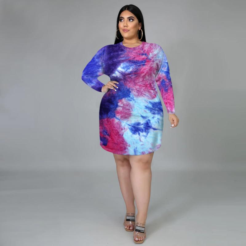 Plus Size Dresses Fall Clothes For Women O Neck Long Sleeve Tie Dye Dress Flannel Sexy High Waist Wholesale Drop, Black
Plus Size Dresses Fall Clothes For Women O Neck Long Sleeve Tie Dye Dress Flannel Sexy High Waist Wholesale Drop, Black
