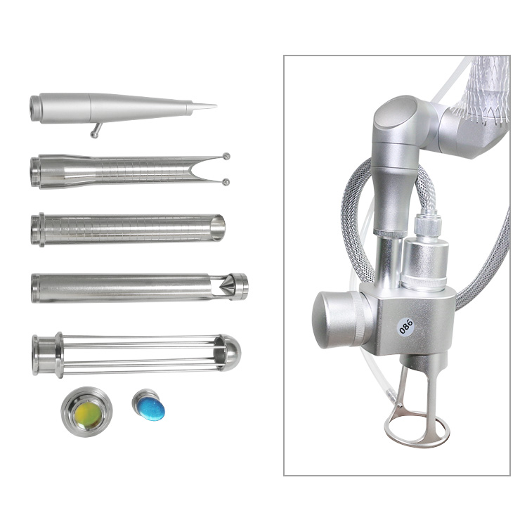Co2 laser fractional machine Vertical RF tube 1060 nm wavelength for vaginal Stretch Marks removal Face Lift skin rejuvenation Safety Equipment