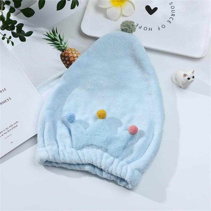 Bandanas Cute Design Practical Coral Fleece Crown Princess Shower Cap Thicken Hair Drying Towel Quick For Girls
Bandanas Cute Design Practical Coral Fleece Crown Princess Shower Cap Thicken Hair Drying Towel Quick For Girls