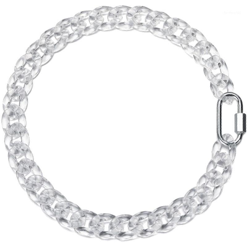 Chokers Cool Transparent Chain Acrylic Lock Choker Necklace For Women Men Hip Hop Cuban Simple Punk Pendant Trendy Jewelry
Chokers Cool Transparent Chain Acrylic Lock Choker Necklace For Women Men Hip Hop Cuban Simple Punk Pendant Trendy Jewelry
