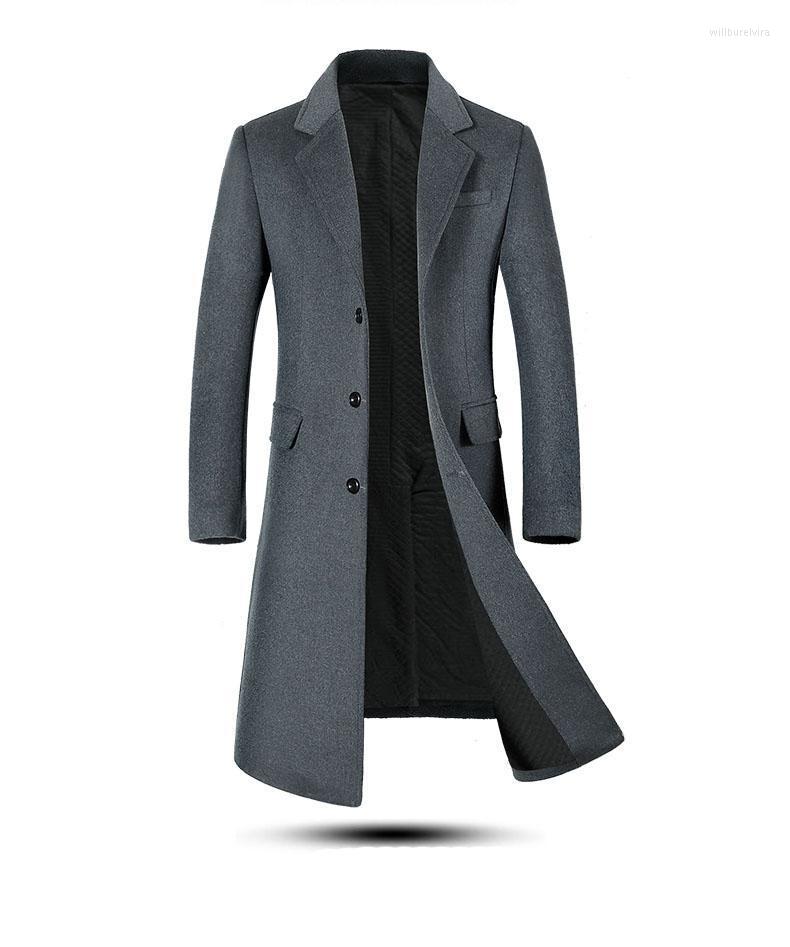 Men's Wool & Blends Winter Long Knee-Length Cotton Thickening Slim Fashion Tweed Coat Overcoat Men Will22, Black
Men's Wool & Blends Winter Long Knee-Length Cotton Thickening Slim Fashion Tweed Coat Overcoat Men Will22, Black