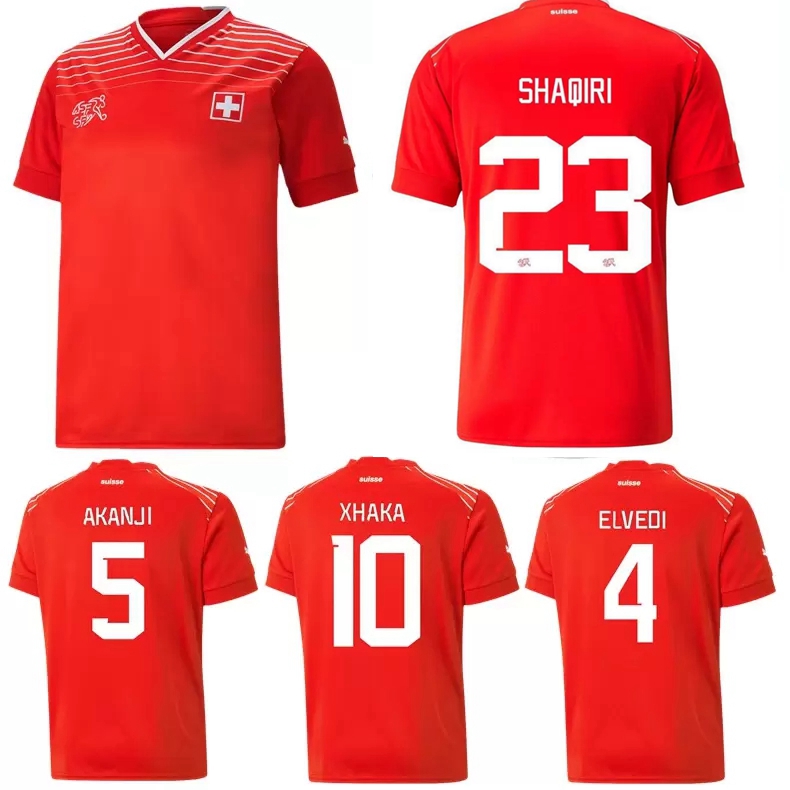 2022 Switzerland soccer jersey national team 22 23 SWISS VARGAS Akanji Xhaha Elvedi EMBOLO SHAQIRI home away football men and kids shirt, Home+flags
2022 Switzerland soccer jersey national team 22 23 SWISS VARGAS Akanji Xhaha Elvedi EMBOLO SHAQIRI home away football men and kids shirt, Home+flags