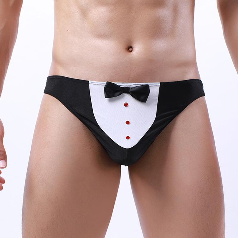 Underpants Mens Color Block Bulge Pouch Briefs Sexy Lingerie Underwear Bowknot Low Waist Thongs Man Erotic Waiter Look Cosplay, Black
Underpants Mens Color Block Bulge Pouch Briefs Sexy Lingerie Underwear Bowknot Low Waist Thongs Man Erotic Waiter Look Cosplay, Black