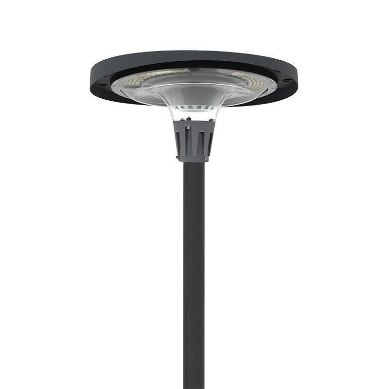 Solar Street Light 800W 1200W UFO Round Light RGB White Warm Bluetooth Music Rhythm Waterproof 3m 4m pole