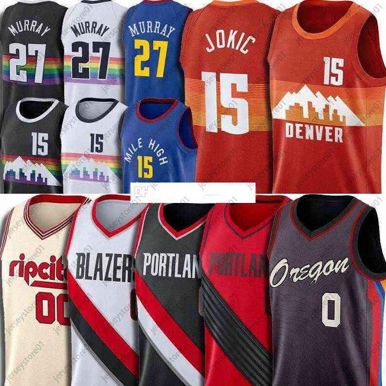 Nikola 15 Basketball Jokic Jersey Jamal 27 Murray Jerseys Damian 0 Lillard Jersey Carmelo 00 Anthony Jerseys Portlands Denver''nba''Jerseys, Black
Nikola 15 Basketball Jokic Jersey Jamal 27 Murray Jerseys Damian 0 Lillard Jersey Carmelo 00 Anthony Jerseys Portlands Denver''nba''Jerseys, Black