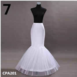 9 Style Wholesale 6 Hoops Bridal Wedding Petticoat Marriage Gauze Skirt Crinoline Underskirt Wedding Accessories Jupon sxjun10