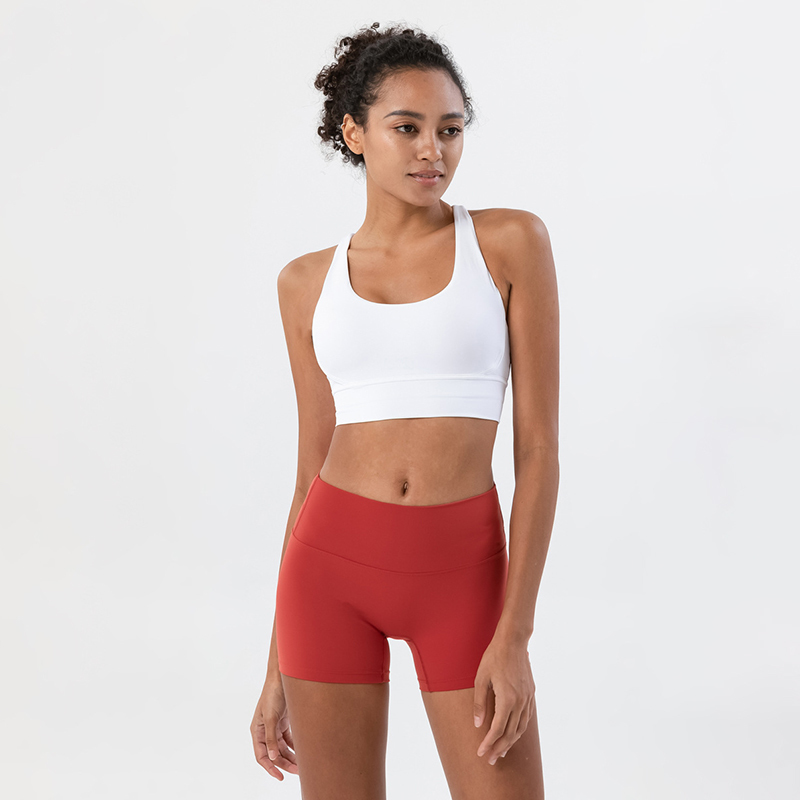 SOISOU Summer Women's Tracksuit Shorts Sets Sexy Bra High Waist Short Sportwear Suit Elastic Set Woman 2 Pieces 220330