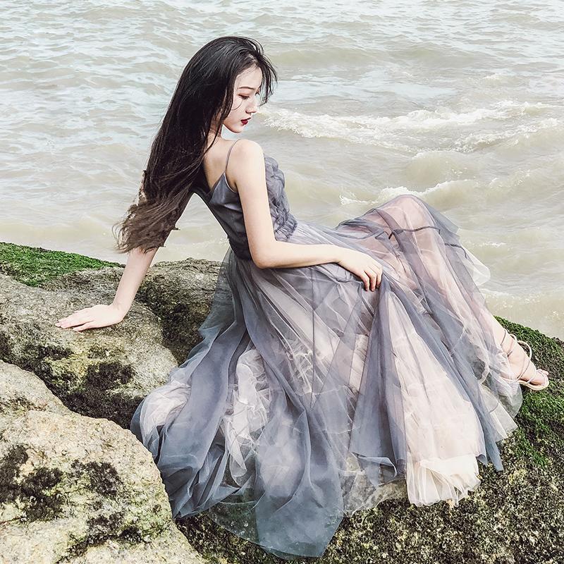 Casual Dresses Summer Mesh Patchwork Sexy V-neck Strap Dress Boho Women Vintage Beach Party VestidosCasual, 102
Casual Dresses Summer Mesh Patchwork Sexy V-neck Strap Dress Boho Women Vintage Beach Party VestidosCasual, 102