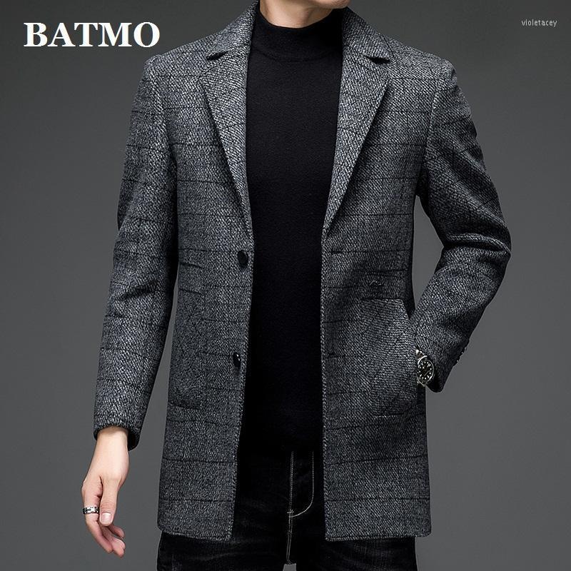Men's Wool & Blends BATMO 2022 Arrival Autumn Plaid Trench Coat Men Male Jackets Plus-size -4XL 11573 Viol22, Grey
Men's Wool & Blends BATMO 2022 Arrival Autumn Plaid Trench Coat Men Male Jackets Plus-size -4XL 11573 Viol22, Grey