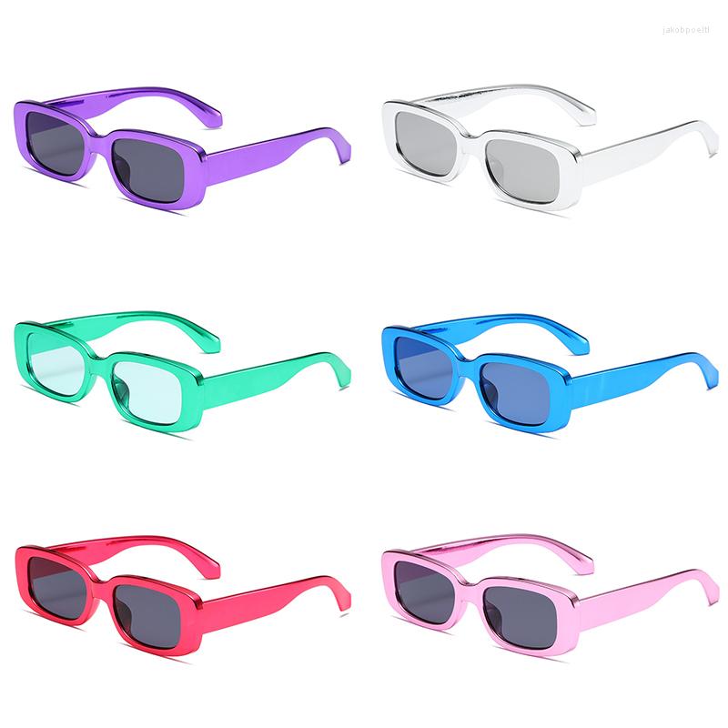 Sunglasses Vintage Electroplated Metal Gloss Sun Glasses Small Rectangle Reflective Plating Eyewear Shades For Women Square SunglassesSungla
Sunglasses Vintage Electroplated Metal Gloss Sun Glasses Small Rectangle Reflective Plating Eyewear Shades For Women Square SunglassesSungla