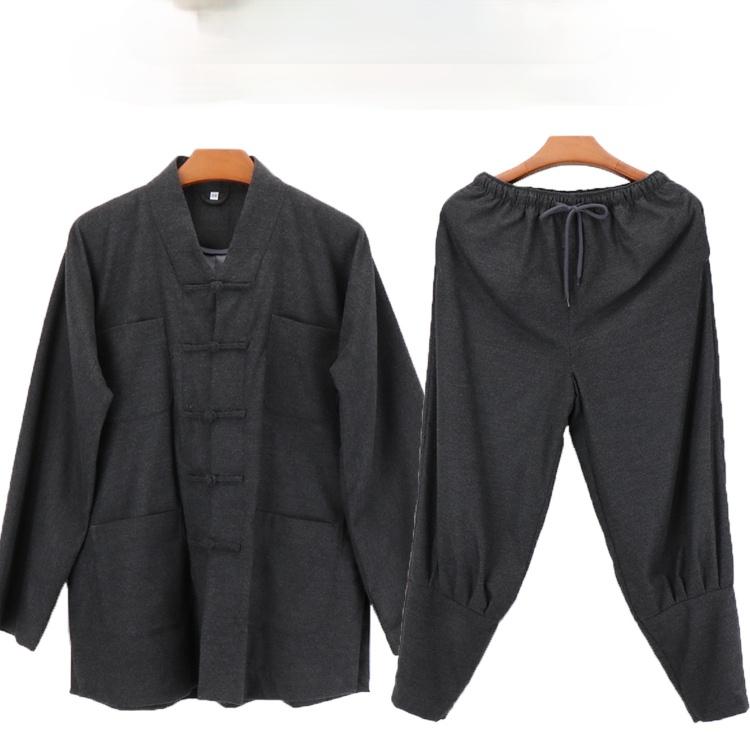 Ethnic Clothing Winter Lay Buddhist Shaolin Monks Clothes Uniform Woolen Buddha Monk Sets Jubah Cronus Zen Costume
Ethnic Clothing Winter Lay Buddhist Shaolin Monks Clothes Uniform Woolen Buddha Monk Sets Jubah Cronus Zen Costume