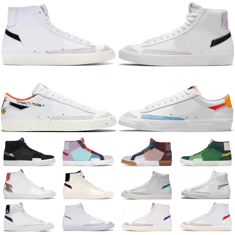 OG Blazer Mid 77 Vntage Men Women Casual Shoes High Low White Black White Indigo Multi Color Arctic Punch Pine Green Mens Trainers Platform Sneakers, #28
OG Blazer Mid 77 Vntage Men Women Casual Shoes High Low White Black White Indigo Multi Color Arctic Punch Pine Green Mens Trainers Platform Sneakers, #28