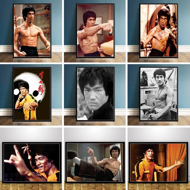 Famous Chinese Kung Fu Star Bruce Lee Canvas Painting Posters and Prints Wall Art Pictures for Living Room Decoration Cuadros
Famous Chinese Kung Fu Star Bruce Lee Canvas Painting Posters and Prints Wall Art Pictures for Living Room Decoration Cuadros