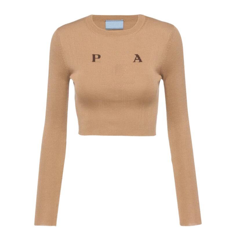 2022 women' slim short sweaters knits designer tops with letters print girls milan runway designer tank crop top shirt high end long sleeve stretch pullover shirts, White
2022 women' slim short sweaters knits designer tops with letters print girls milan runway designer tank crop top shirt high end long sleeve stretch pullover shirts, White