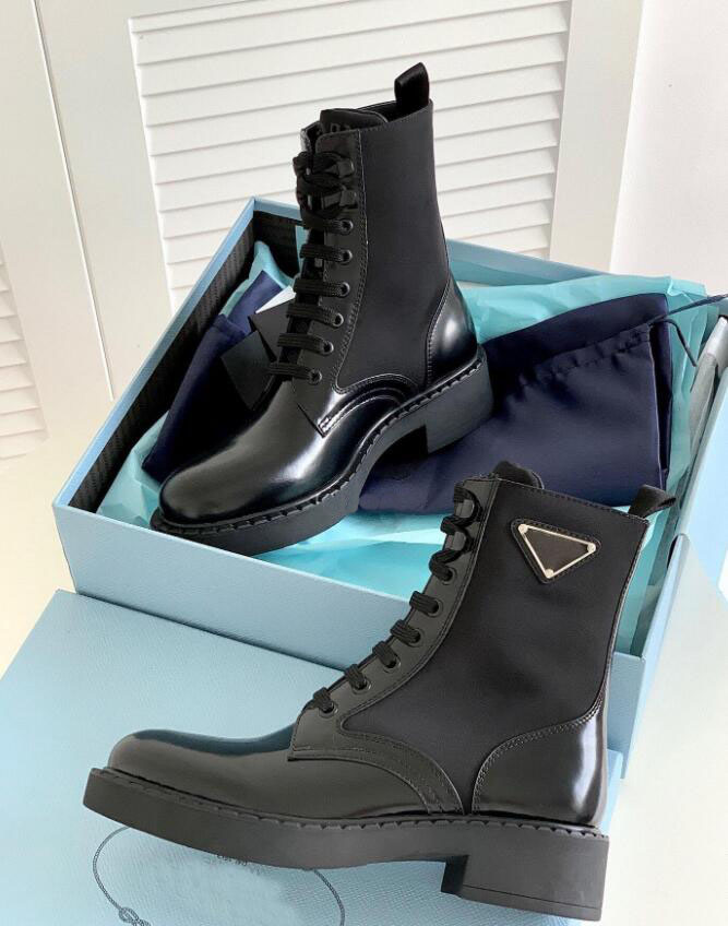 Famous Winter Boots Brands Brushed Leather Re-Nylon Ankle Boots Black Recycled Enameled Metal Triangle Combat Boot Chunky Lug Sole Platform Booties
Famous Winter Boots Brands Brushed Leather Re-Nylon Ankle Boots Black Recycled Enameled Metal Triangle Combat Boot Chunky Lug Sole Platform Booties