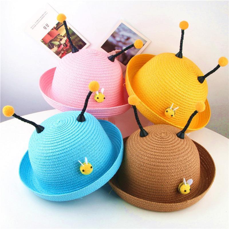 Hair Accessories MUQGEW Summer Children's Cartoon Stereo Small Bee Curling Sunscreen Beach Hat Straw Boy Girls Cap #EW, White
Hair Accessories MUQGEW Summer Children's Cartoon Stereo Small Bee Curling Sunscreen Beach Hat Straw Boy Girls Cap #EW, White