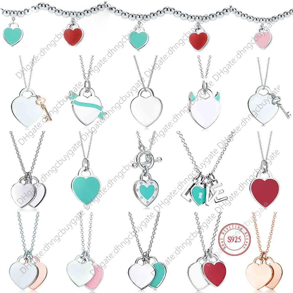 Tiff Necklace Designer fashion Silver Pendant Necklaces Female Jewelry Exquisite Craftsmanship with Official Classic Blue Heart Wholesale Luxury Day gift
Tiff Necklace Designer fashion Silver Pendant Necklaces Female Jewelry Exquisite Craftsmanship with Official Classic Blue Heart Wholesale Luxury Day gift