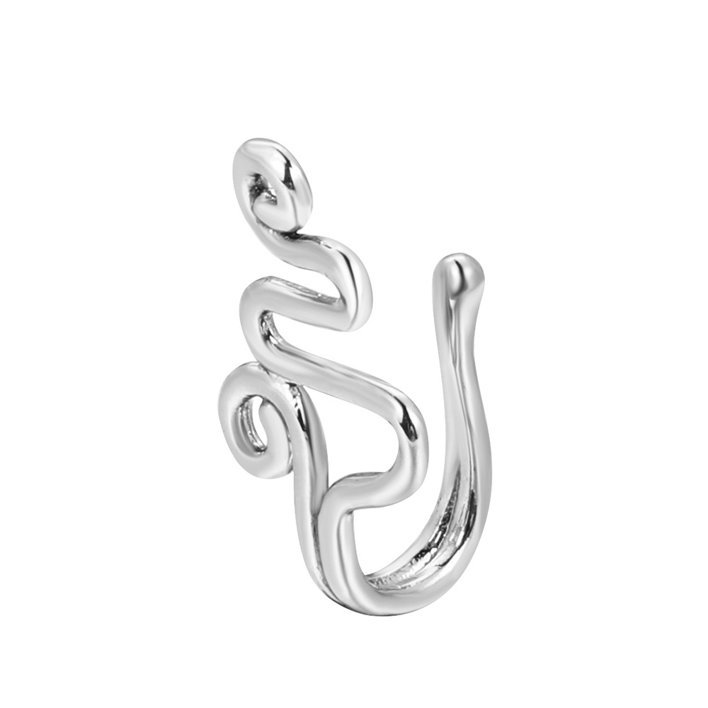 16 Styles Silver Plated Fake Nose Rings For Women Small Crystal Copper Non Piercing Clip On Nose Cuff Stud Female Trendy Party Jew