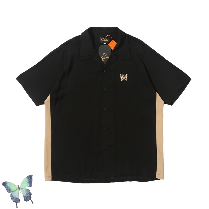 Work Short Sleeve Shirts Embroidery Summer Top Men's Casual Shirts