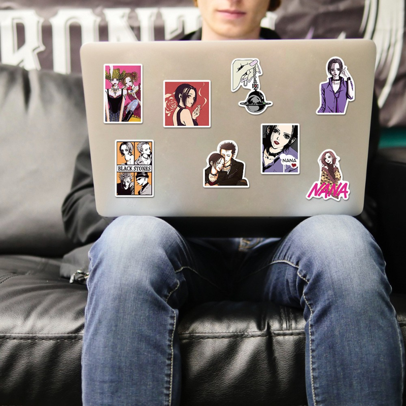 50Pcs Hot Japanese Classic Anime NANA Stickers Cartoon DIY Toy Car Skateboard Motor Laptop Decals Graffiti Children Sticker