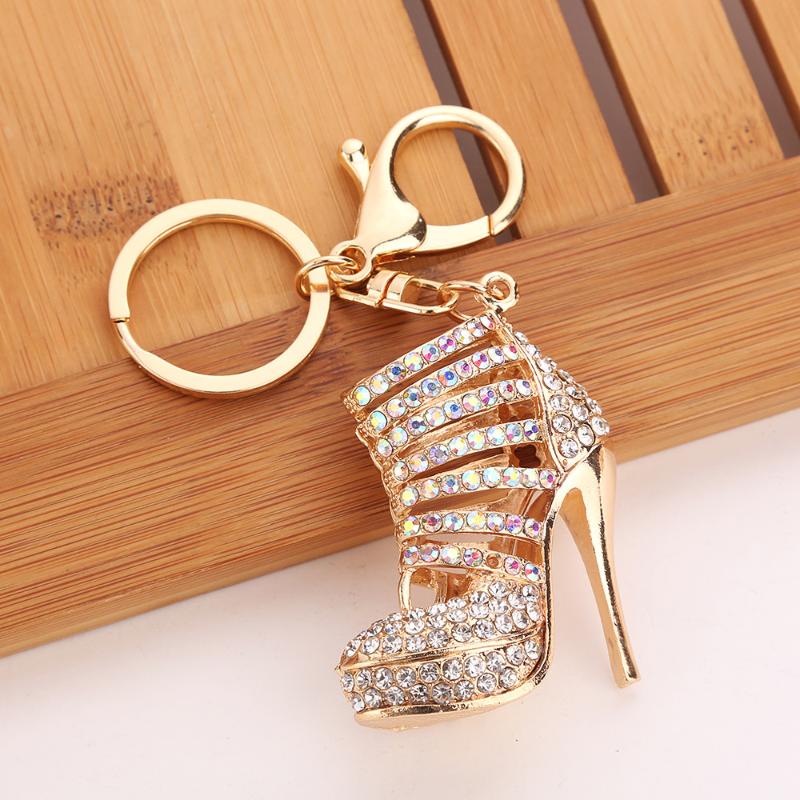 Keychains High Heel Shoe Keychain Rhinestone Crystal Purse Car Key Chain Bag Women Girls Decorative Keyring Quality Ring
Keychains High Heel Shoe Keychain Rhinestone Crystal Purse Car Key Chain Bag Women Girls Decorative Keyring Quality Ring