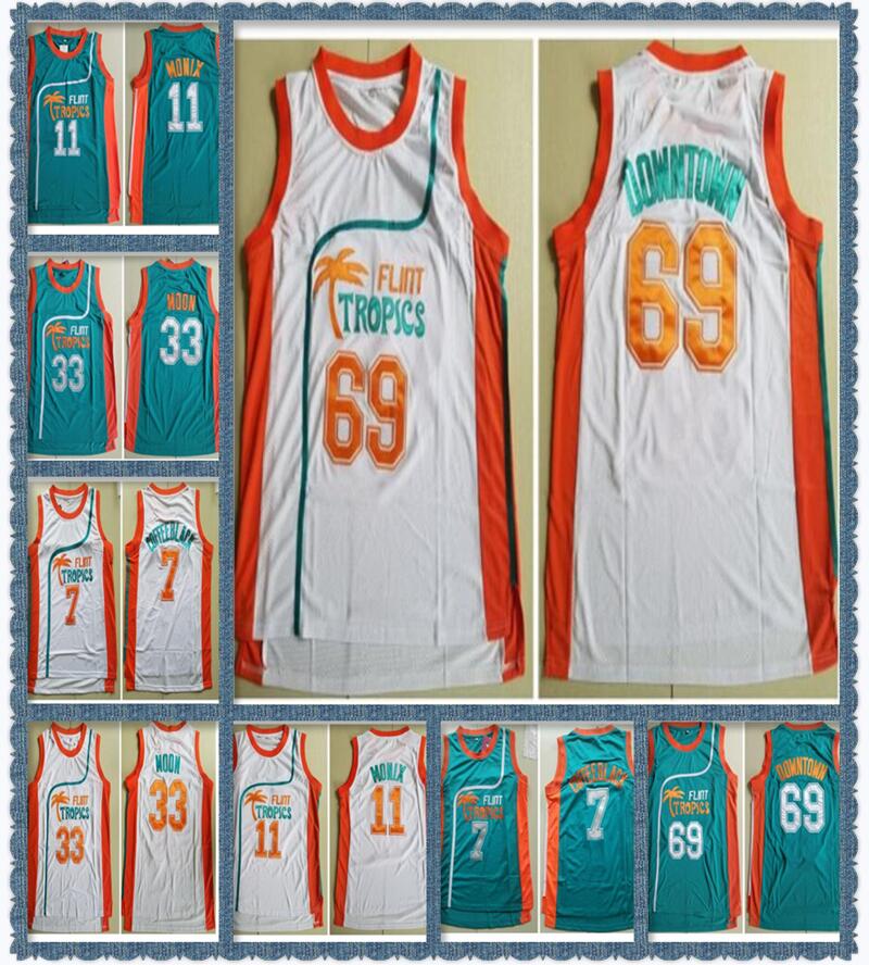 Men's Basketball Jerseys Flint Tropics Movie Edition #33 Jackie MOON Embroidered 11 ED Monix 7 Coffee Black 69 Downtown
Men's Basketball Jerseys Flint Tropics Movie Edition #33 Jackie MOON Embroidered 11 ED Monix 7 Coffee Black 69 Downtown