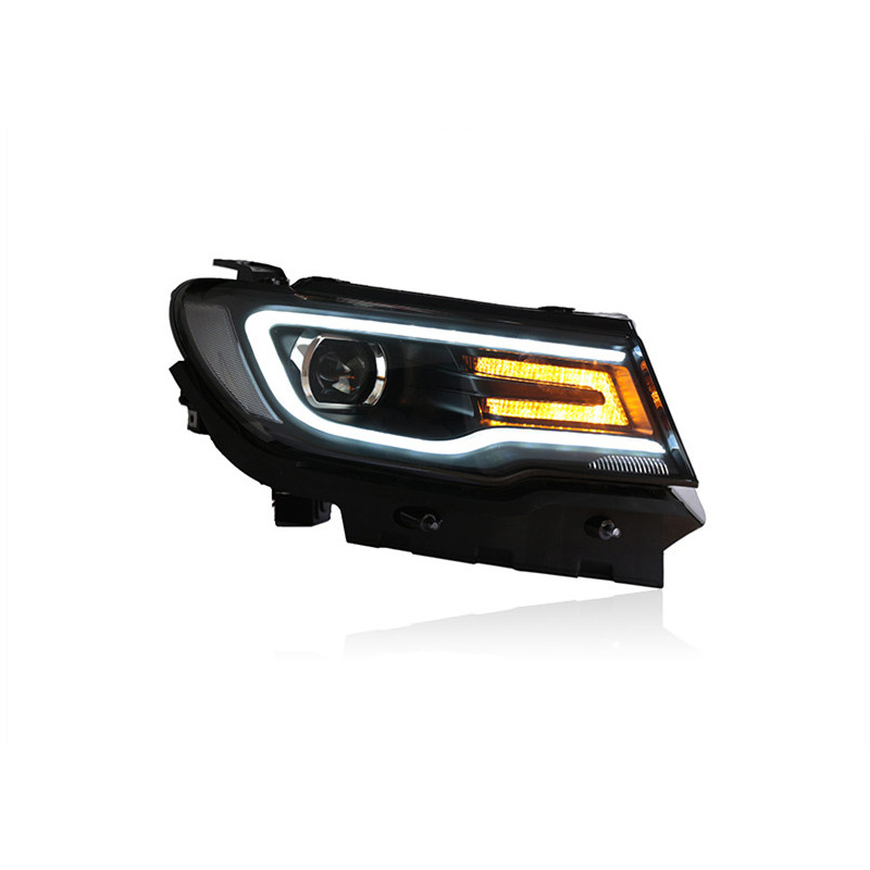 Car LED Headlights For Jeep Compass LED Headlight 20 17-2021 High Beam Turn Signal Daytime Running Lights