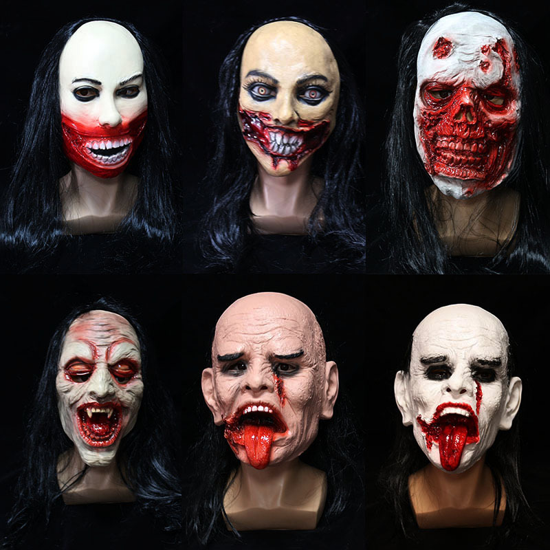 Halloween Bloody Scary Zombie Mask Horror Haunted House Latex Mask Ghost Scary Party Helmet 220725
Halloween Bloody Scary Zombie Mask Horror Haunted House Latex Mask Ghost Scary Party Helmet 220725