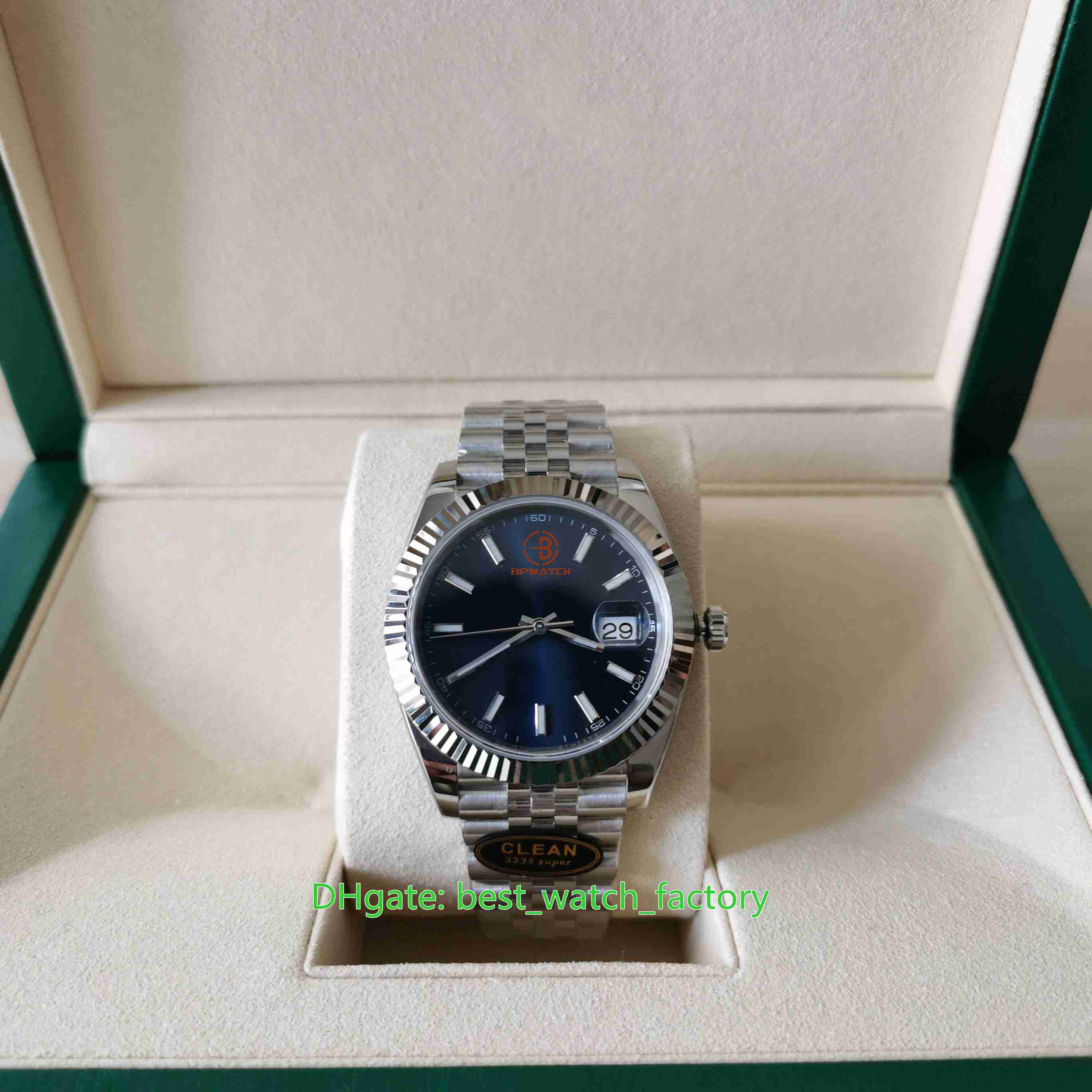 CLEAN Factory Top Quality Watches 41mm Datejust 126334 Sapphire Waterproof Power Reserve CAL.3235 Movement Mechanical Automatic Mens Watch Men's Wristwatches, No box papers
CLEAN Factory Top Quality Watches 41mm Datejust 126334 Sapphire Waterproof Power Reserve CAL.3235 Movement Mechanical Automatic Mens Watch Men's Wristwatches, No box papers