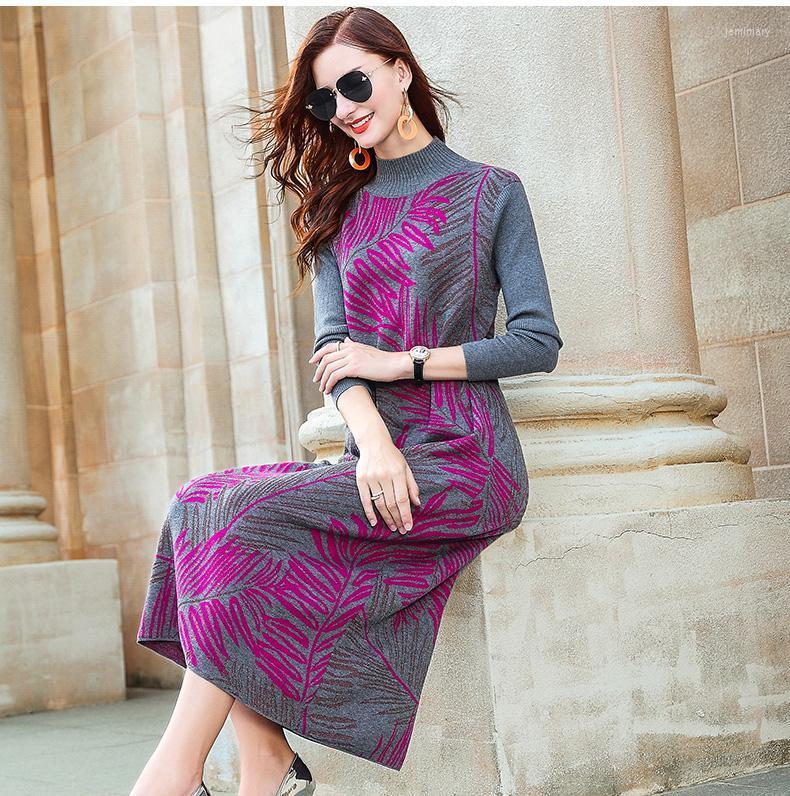 Women's Sweaters Female Autumn/winter 2022 Half A Turtle Neck Long Sleeve Knit Dress Wool In Knee-length DressWomen's Jemi22, As picture
Women's Sweaters Female Autumn/winter 2022 Half A Turtle Neck Long Sleeve Knit Dress Wool In Knee-length DressWomen's Jemi22, As picture