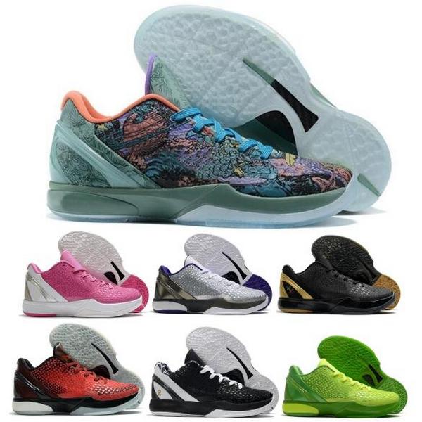 Mamba KB 6 Mens Protro Basketball Shoes KB6 Zk6 Grinch Think Pink Prelude Mambacita Sweet 16 BHM Chaos Playoff POP Green Designer Trainers Sneakers, White
Mamba KB 6 Mens Protro Basketball Shoes KB6 Zk6 Grinch Think Pink Prelude Mambacita Sweet 16 BHM Chaos Playoff POP Green Designer Trainers Sneakers, White