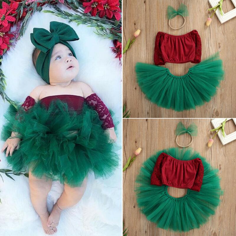 Clothing Sets Infant Baby Girls Princess Christmas Clothes Lace Patchwork Top Tutu Skirt Lovely Bowknot Fashion Xmas OutfitClothing
Clothing Sets Infant Baby Girls Princess Christmas Clothes Lace Patchwork Top Tutu Skirt Lovely Bowknot Fashion Xmas OutfitClothing