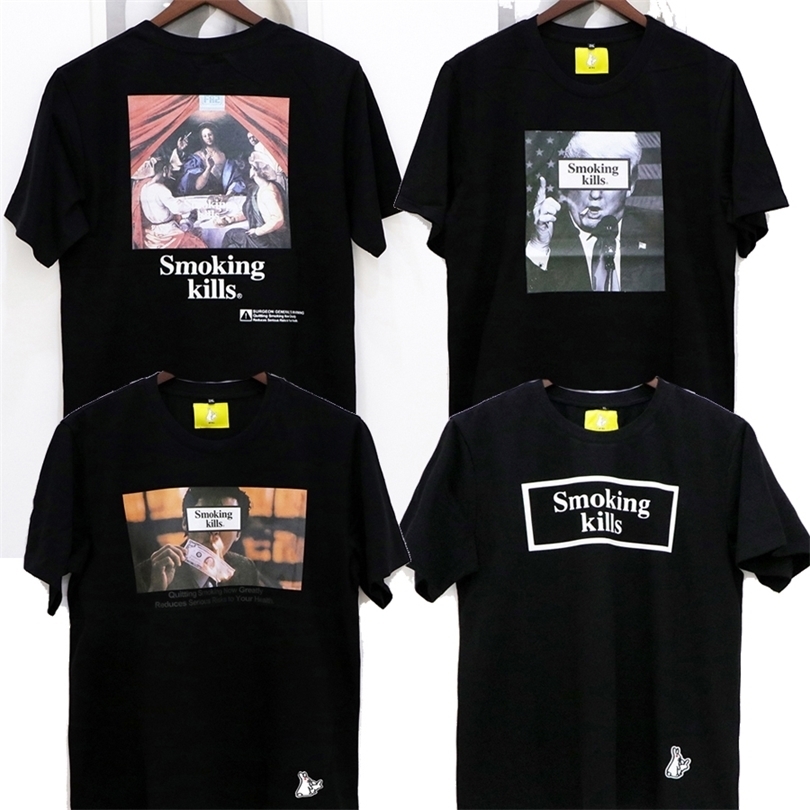 #FR2 No Smoking Shirt FXXKING Rabbits T-shirt Funny Print Men Women Casual Shirts Jesus Church Smoking Kills T200729
#FR2 No Smoking Shirt FXXKING Rabbits T-shirt Funny Print Men Women Casual Shirts Jesus Church Smoking Kills T200729