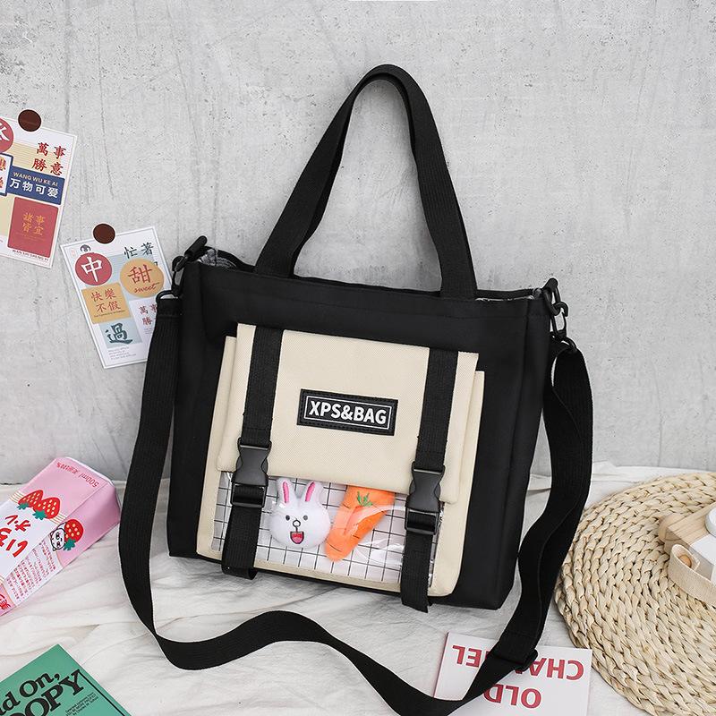 Evening Bags Women Bag Korea Japanese Canvas Shoulder Causal College Student School Class Messenger Crossbody Satchels Book, Rabbit radish yellow
Evening Bags Women Bag Korea Japanese Canvas Shoulder Causal College Student School Class Messenger Crossbody Satchels Book, Rabbit radish yellow