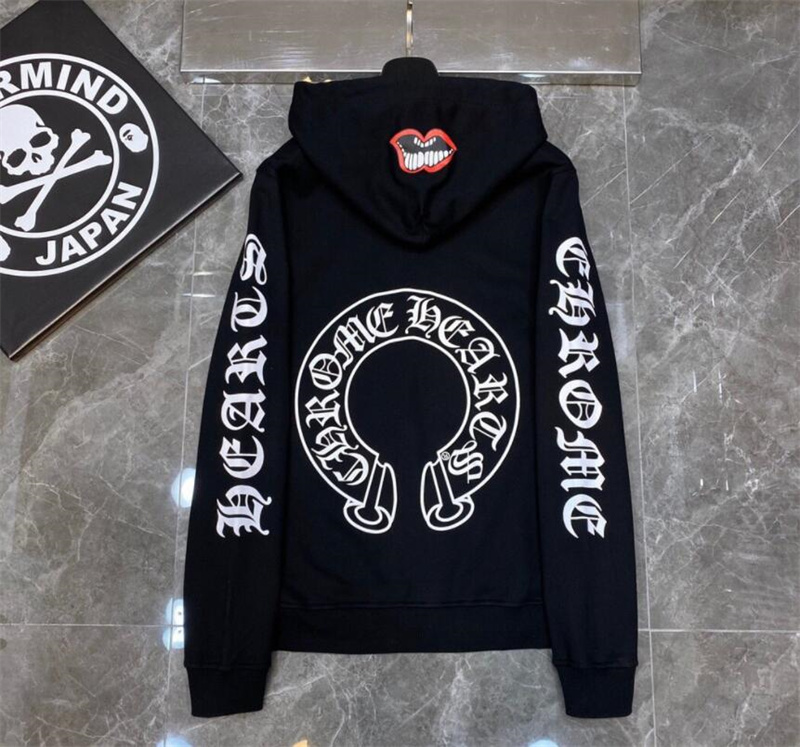 Chro-me Hearts Dupe Fashion Spring Autumn Hoodie Unisex Lovers Hoodies 2 colors Sweatshirts LL121