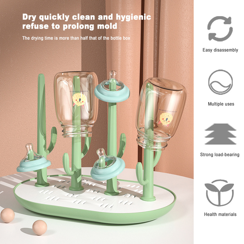 Baby Bottle Drying Rack Dryer Baby Bottle Drain Drying Racks Baby Milk Bottles Cleaning Dryer Drainer Storage 220512