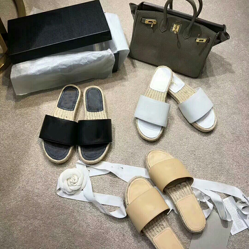 Womens Fashion Designers Handmade Straw Sole Slippers Luxury Sheepskin Lining Pearl Rhinestone Custom Cowhide Surface Buckle Open Toe One Word Drag Shoes, Black
Womens Fashion Designers Handmade Straw Sole Slippers Luxury Sheepskin Lining Pearl Rhinestone Custom Cowhide Surface Buckle Open Toe One Word Drag Shoes, Black
