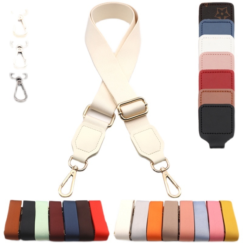 Canvas Shoulder Bag Strap Vintage Rivet Crossbody Width Straps Leather Part Accessories Apply To 220813