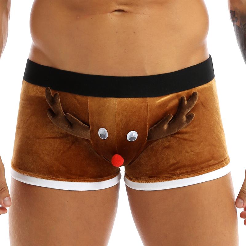 Underpants Mens Santa Claus Christmas Elk Boxer Briefs Underwear Elastic Waistband Pleuche Shorts Holiday Cosplay Costume Short TrousersUnde, Brown
Underpants Mens Santa Claus Christmas Elk Boxer Briefs Underwear Elastic Waistband Pleuche Shorts Holiday Cosplay Costume Short TrousersUnde, Brown