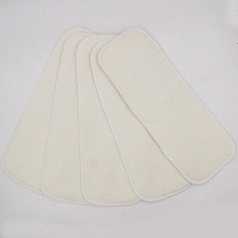 Pororo organic hemp insert 4 layers for reusable cloth diaper, coming super absorbent diaper inserts baby nappies 220512