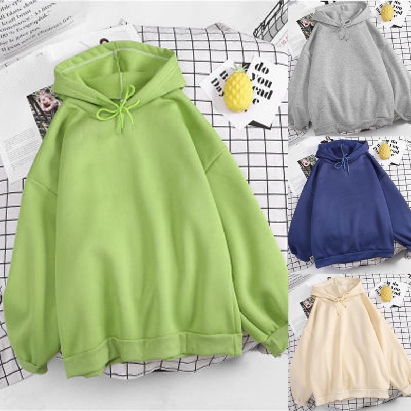 @ 2022 Oversize Ladies Pullovers Hoodies Long Sleeve Drawstring Pullover Solid Color Sweatshirts Sweat Femme Women's &, Beige
@ 2022 Oversize Ladies Pullovers Hoodies Long Sleeve Drawstring Pullover Solid Color Sweatshirts Sweat Femme Women's &, Beige