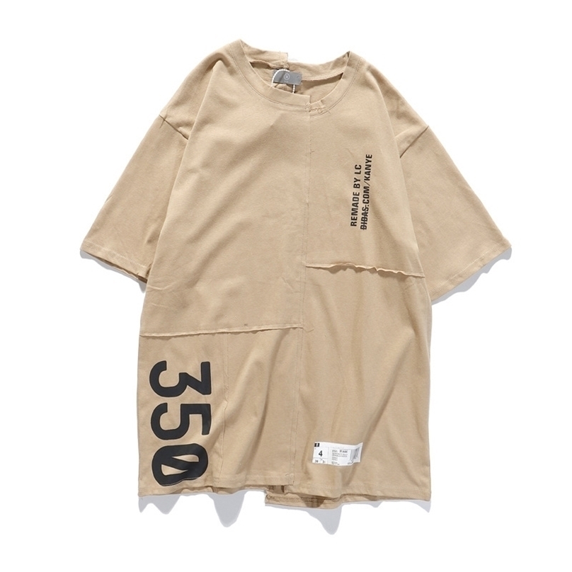 West Spoof Asymmetric Men Summer 350 T-Shirts Hip Hop Streetwear Khaki Oversized Tops Tees Casual Letter Print TShirts 220505, Gyz094
West Spoof Asymmetric Men Summer 350 T-Shirts Hip Hop Streetwear Khaki Oversized Tops Tees Casual Letter Print TShirts 220505, Gyz094
