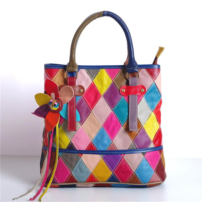 Evening Bags Ladies Patchwork Colorful Top-handle Messenger Bag Women Handbag Cross Body Shoulder Leather Sac A MainEvening EveningEvening
Evening Bags Ladies Patchwork Colorful Top-handle Messenger Bag Women Handbag Cross Body Shoulder Leather Sac A MainEvening EveningEvening