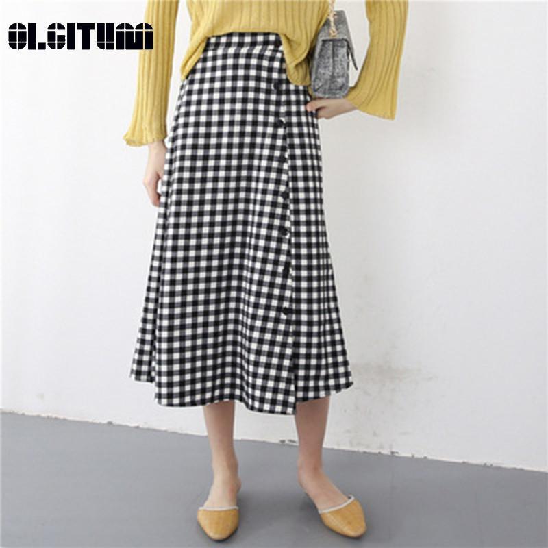 Skirts 2022 Autumn And Winter Korean Simple Art Elastic Waist Buckle Slim Long Cotton Linen Plaid A-line Skirt, Black
Skirts 2022 Autumn And Winter Korean Simple Art Elastic Waist Buckle Slim Long Cotton Linen Plaid A-line Skirt, Black