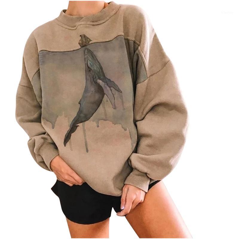 Women' Hoodies & Sweatshirts Women Animal Print Casual Printing Long Sleeve Sweatshirt Top Whale Retro Ladies Long-sleeved HoodieSweater Kh, Khaki
Women' Hoodies & Sweatshirts Women Animal Print Casual Printing Long Sleeve Sweatshirt Top Whale Retro Ladies Long-sleeved HoodieSweater Kh, Khaki