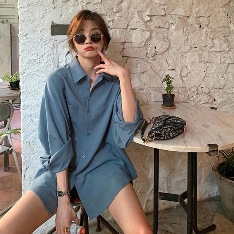 Women' Blouses & Shirts Shirt Blue French Lapel Chiffon In The Spring And Autumn Of 2022 Sybi22
Women' Blouses & Shirts Shirt Blue French Lapel Chiffon In The Spring And Autumn Of 2022 Sybi22