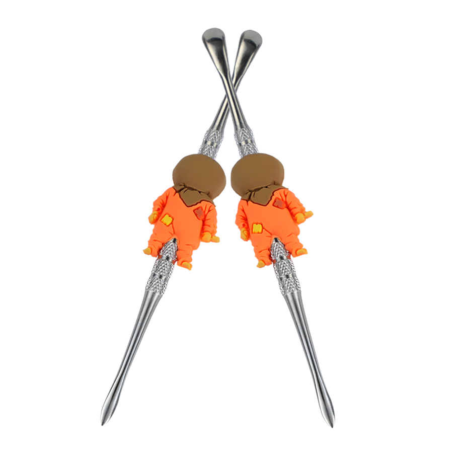 Cloth doll stick wax dabber tool Smoking Accessories silicone and metal stick stainless steel tools
Cloth doll stick wax dabber tool Smoking Accessories silicone and metal stick stainless steel tools
